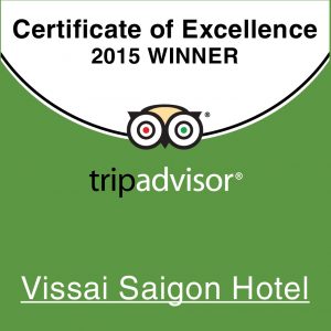 Certificate of Excellence 2015 by Tripadvisor